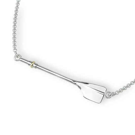 Rowing Full Oar Necklace - Strokeside Designs rowing gifts - rowing jewellery