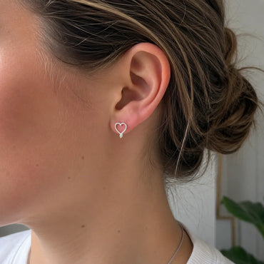 Heart shaped oar - rowing jewellery from strokeside designs