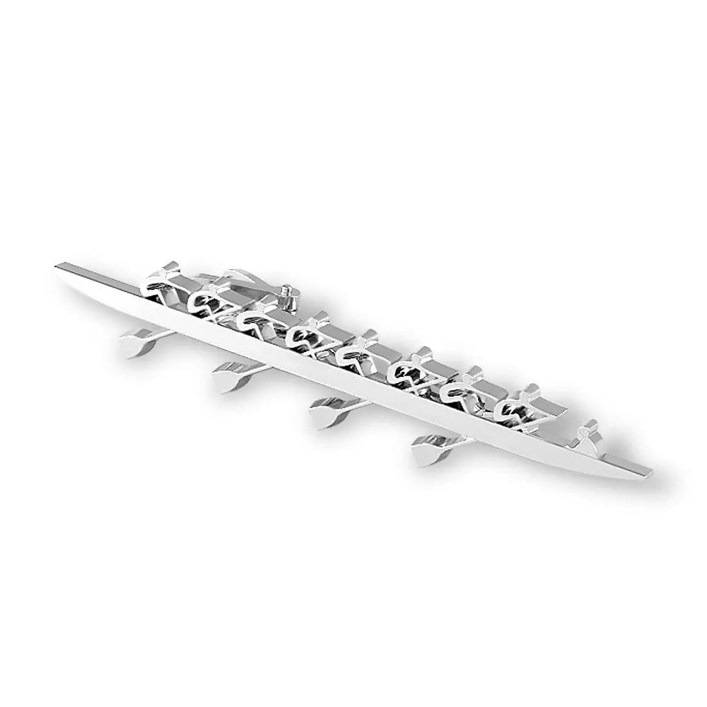Rowing Eight Tie Tack - Strokeside Designs rowing gifts - rowing jewellery