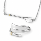 Rowing Full Oar Necklace & Ring Set