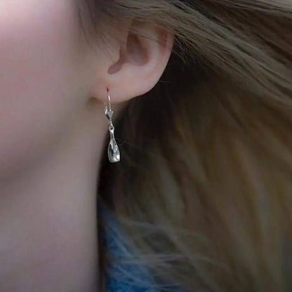Rowing Hanging Earrings: Small Blade - Strokeside Designs rowing gifts - rowing jewellery