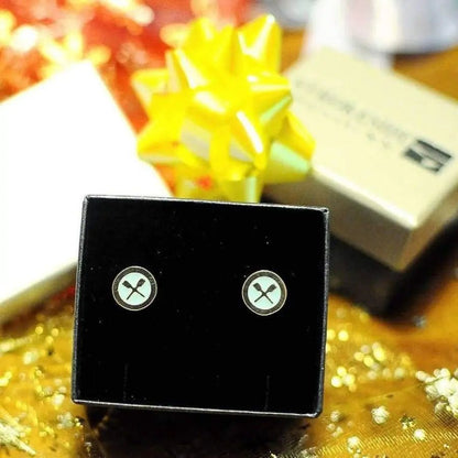 Rowing Rolo Earrings - Strokeside Designs rowing gifts - rowing jewellery