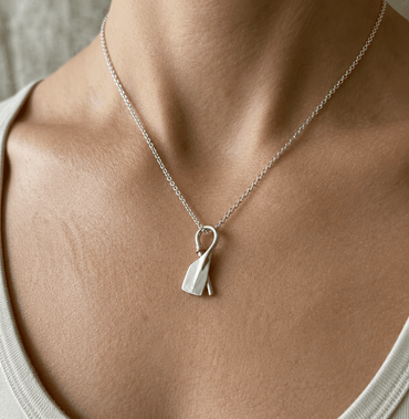 Rowing Bent Oar Pendant - Strokeside Designs rowing gifts - rowing jewellery
