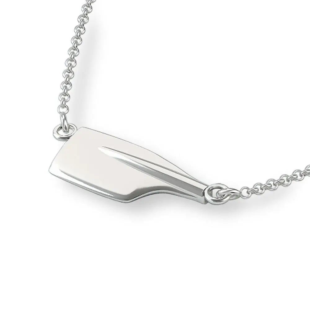 Rowing Chain Necklace Pendant Strokeside Designs