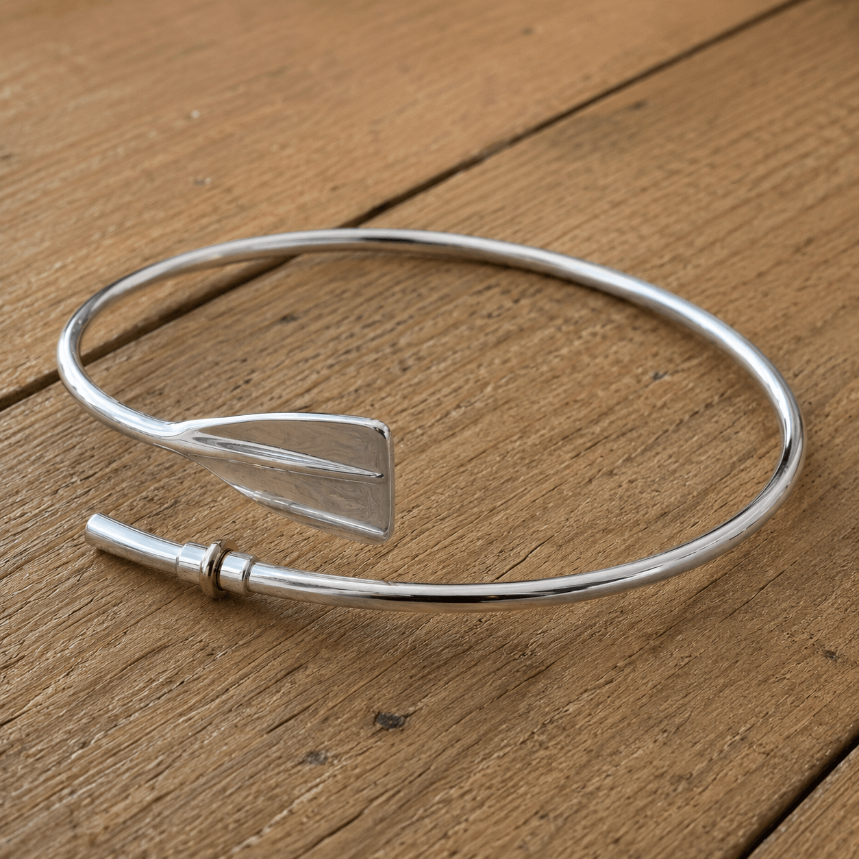 Rowing Bent Oar Bracelet - Strokeside Designs rowing gifts - rowing jewellery