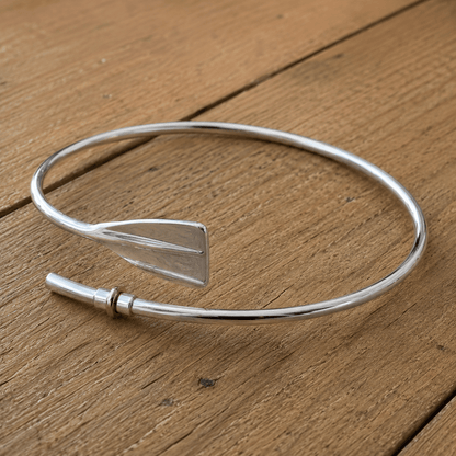 Rowing Bent Oar Bracelet - Strokeside Designs rowing gifts - rowing jewellery