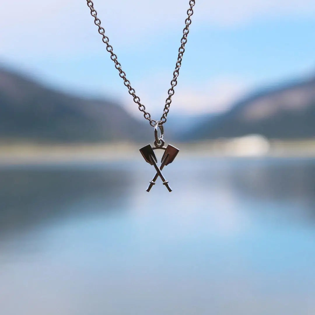 Crossed Oars Pendant Pendant Strokeside Designs