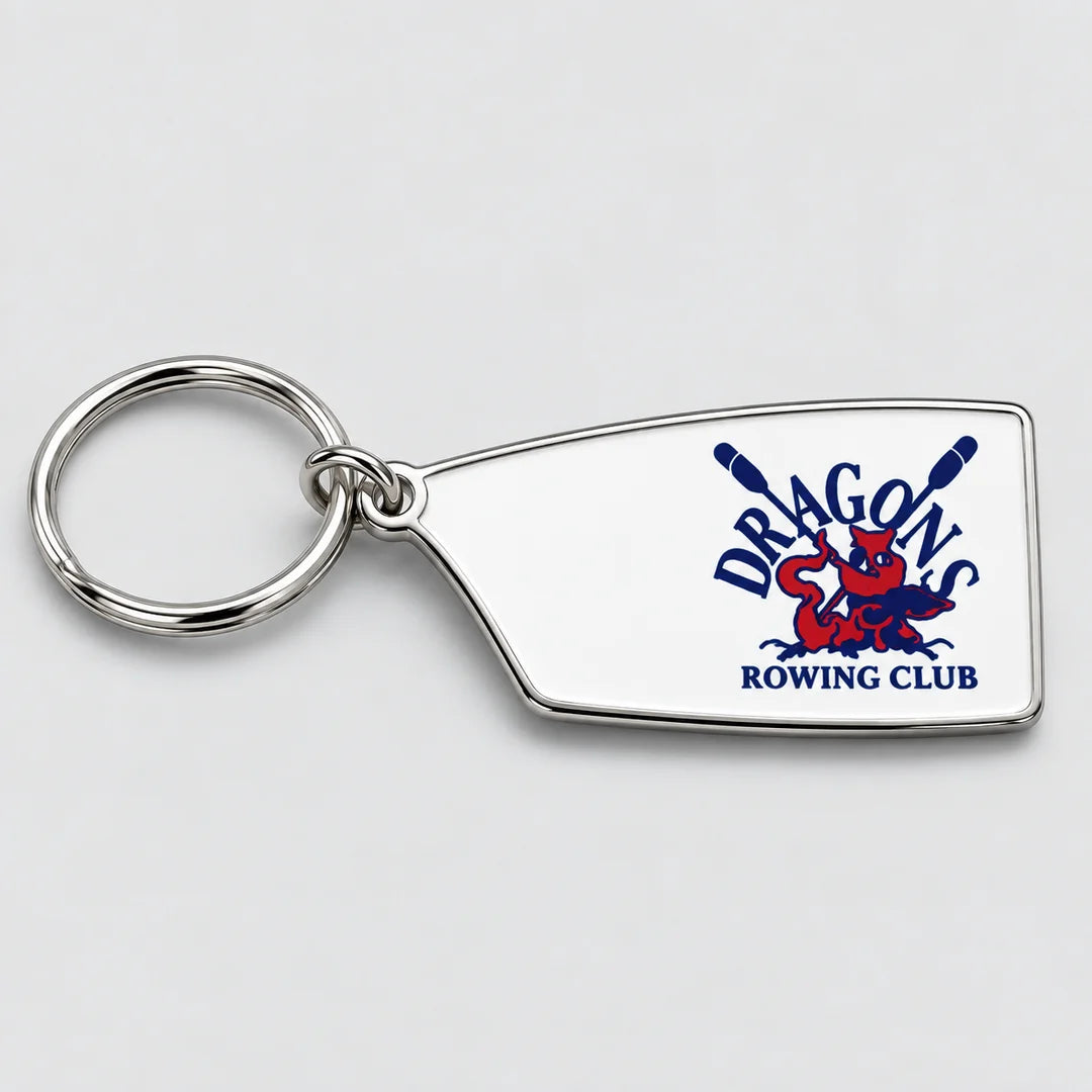 Dragons Rowing Club custom rowing oar keyring