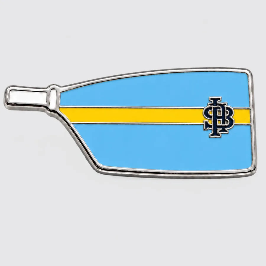 Shirley Boys High School custom rowing blade pin